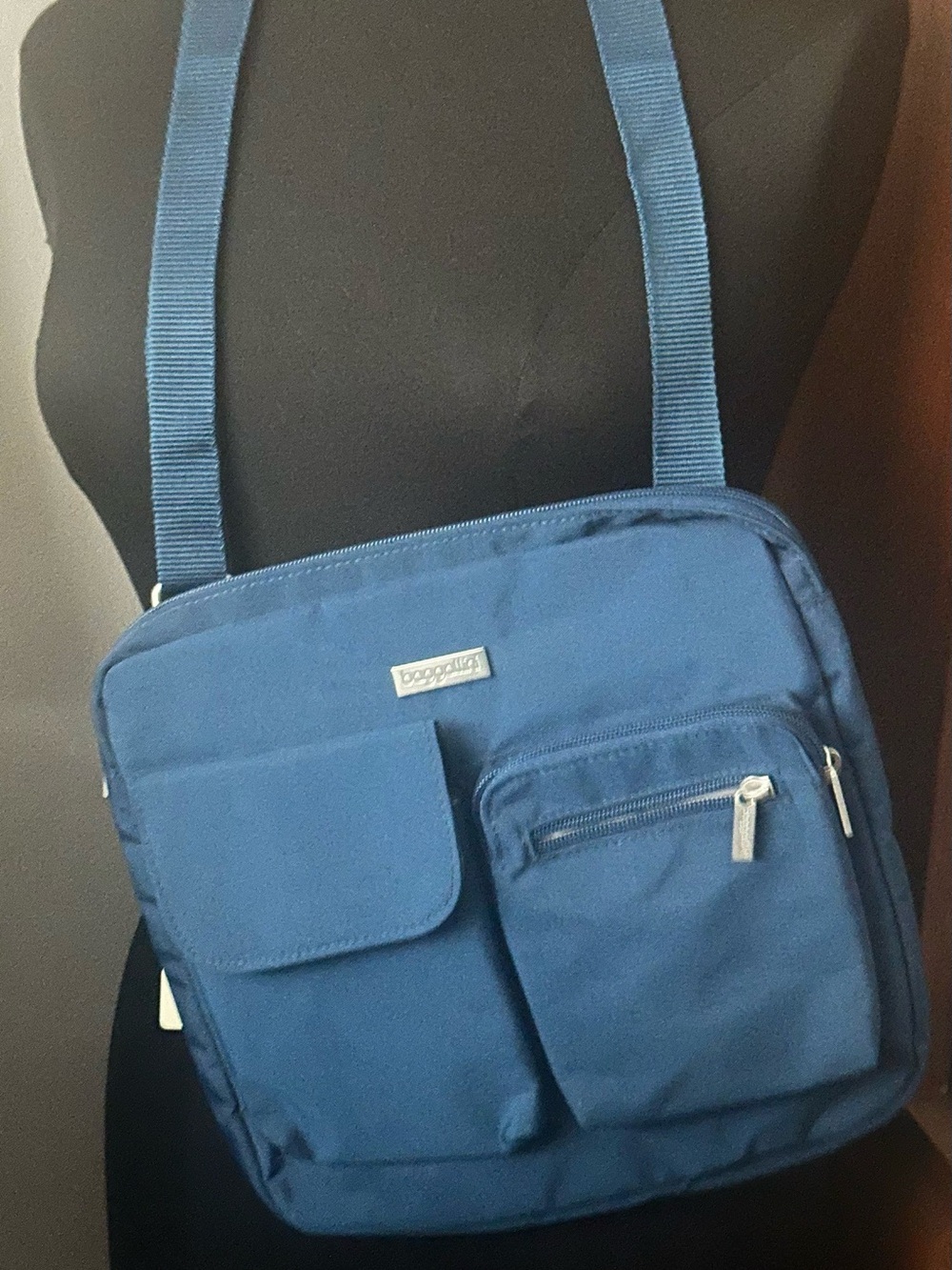 Baggallini Teal Blue Crossbody Messenger Bag